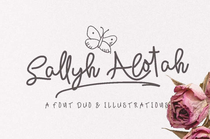 Sallyh Alotah font preview