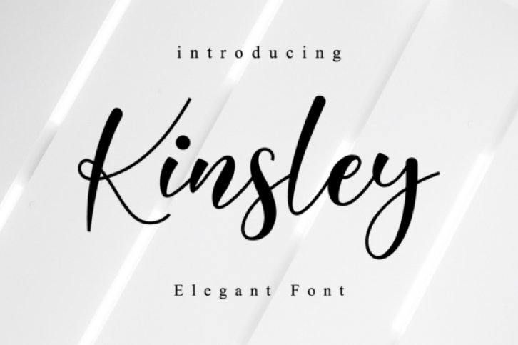 Kinsley Script font preview