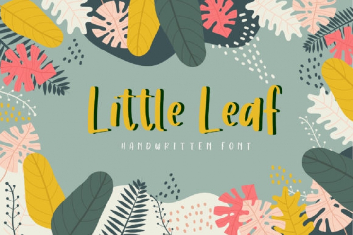 Little Leaf font preview