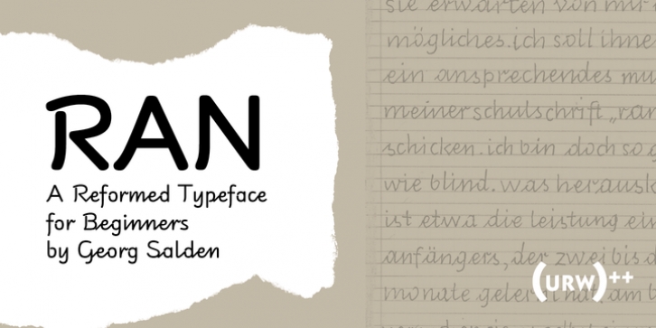 RAN font preview