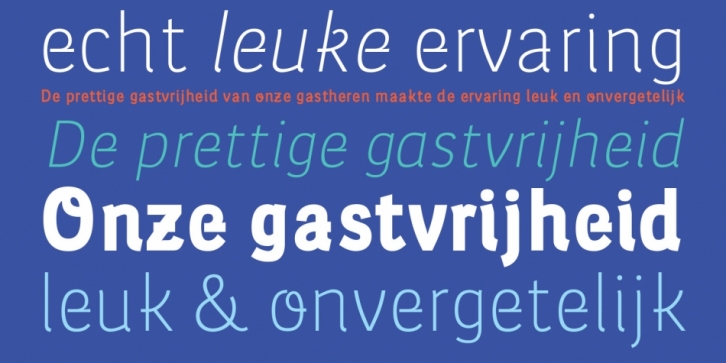 Leuk font preview