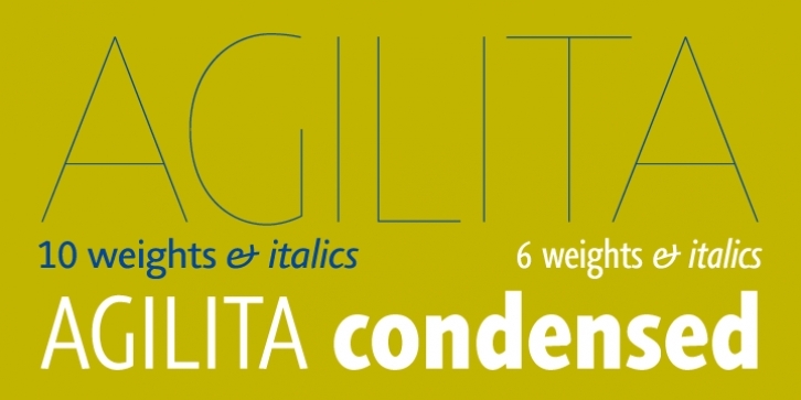 Agilita Com font preview