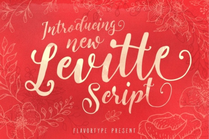 Levitte font preview