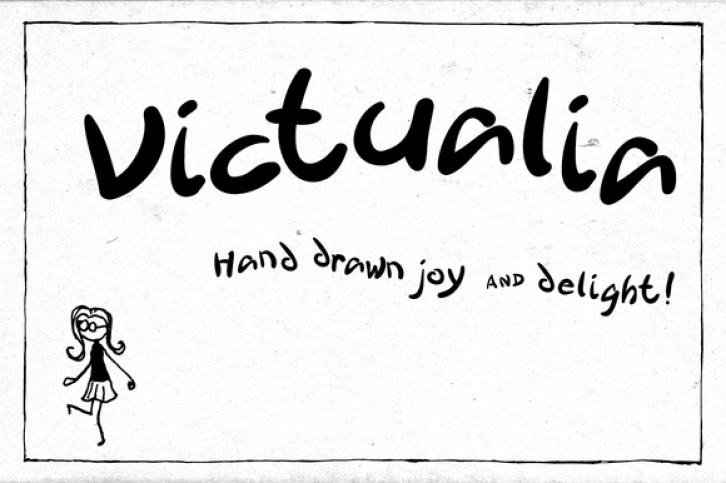 Victualia X font preview