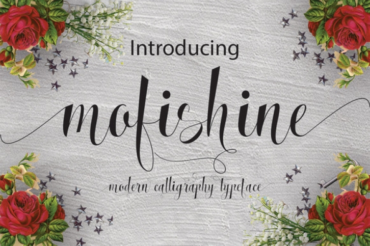 Mofishine font preview