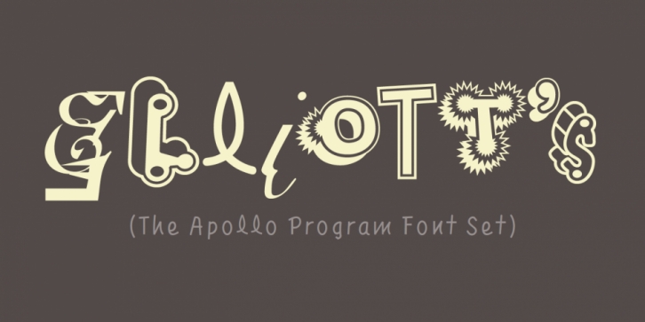 The Apollo Program font preview