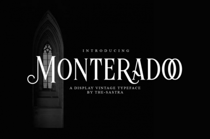 Monteradoo font preview