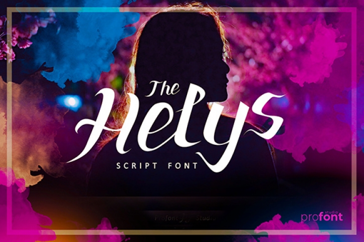 The Helys font preview