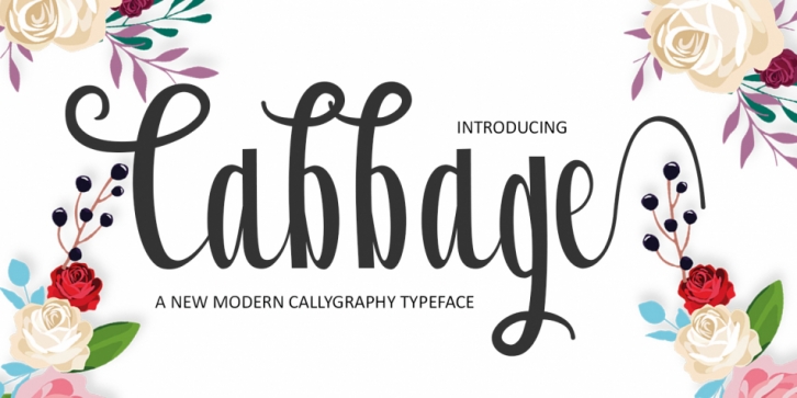 Cabbage font preview