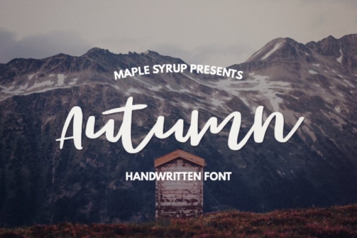 Autumn Script font preview