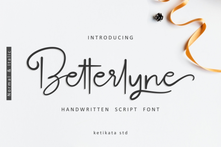 Betterlyne Script font preview