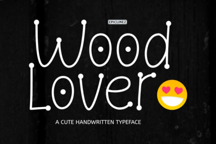 Wood Lover font preview