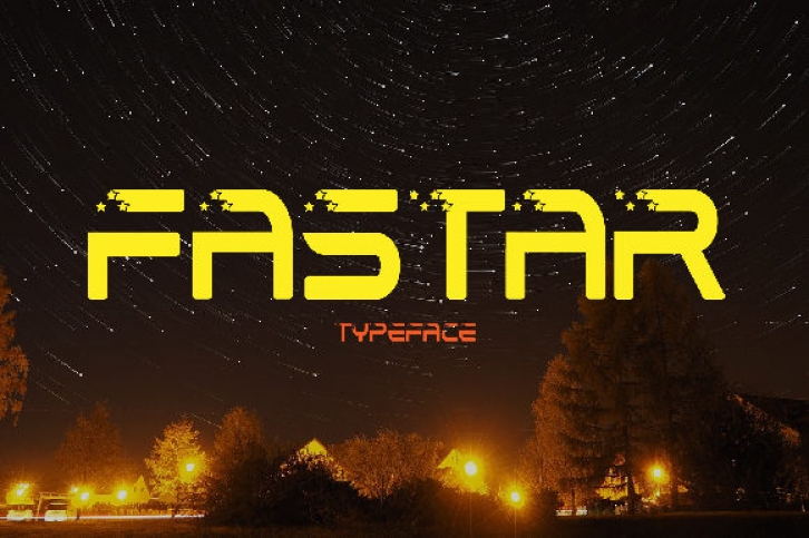 Fastar font preview