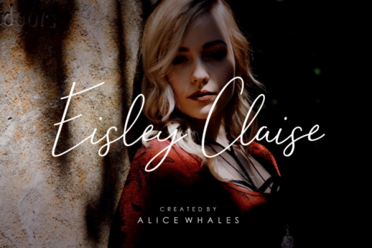 Eisley Claise font preview