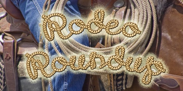 Rodeo Roundup font preview