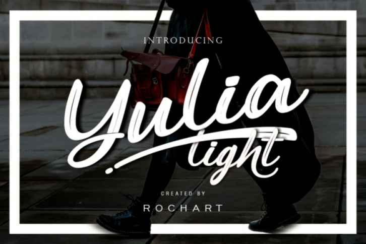 Yulia Light font preview