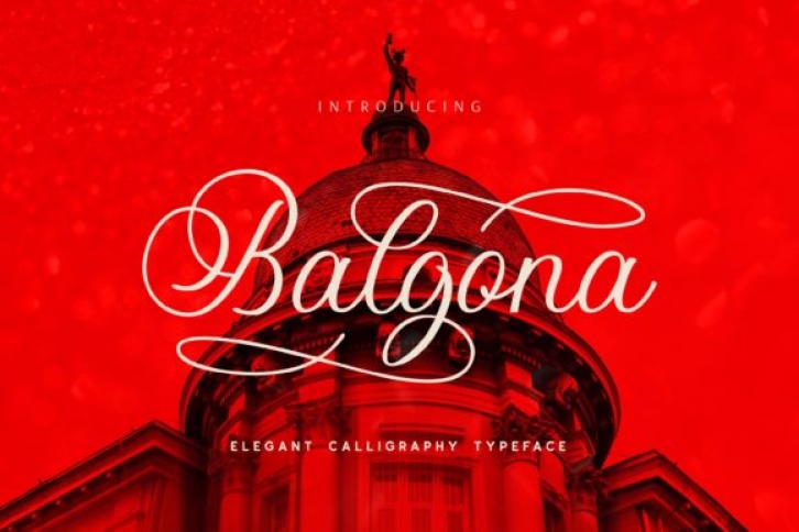 Balgona font preview