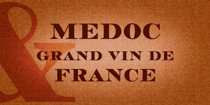 Medoc font preview