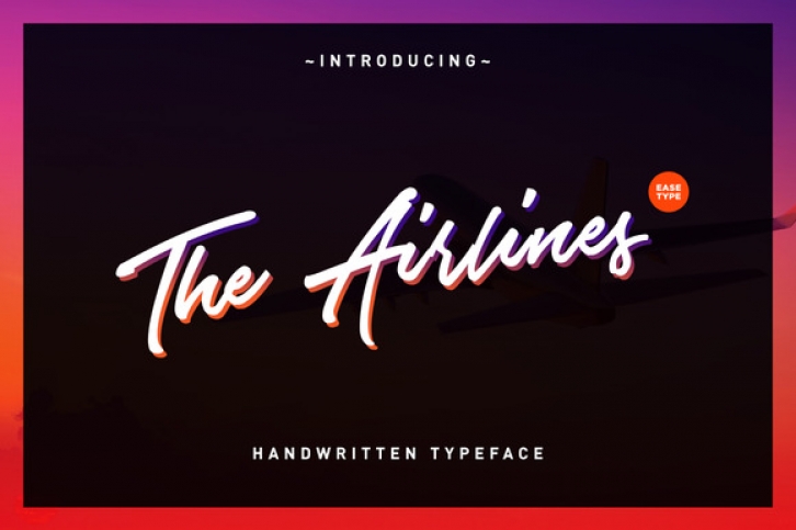 The Airlines font preview