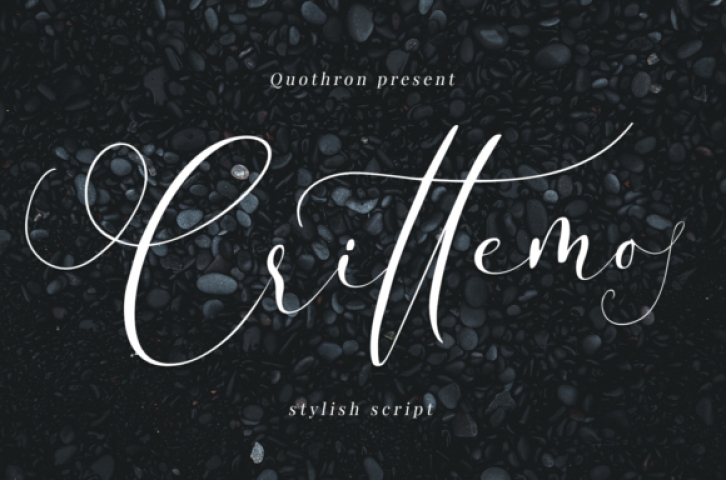 Crittemo font preview