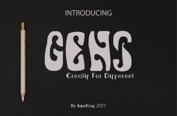 Gens New font preview