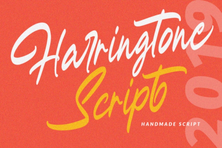 Harringtone Script font preview
