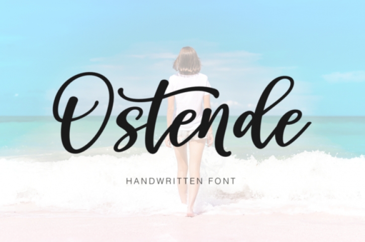 Ostende font preview
