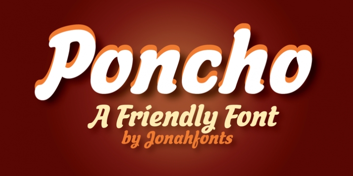 Poncho font preview