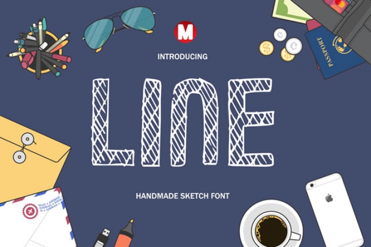 Line font preview