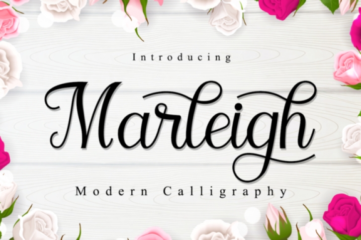 Marleigh font preview