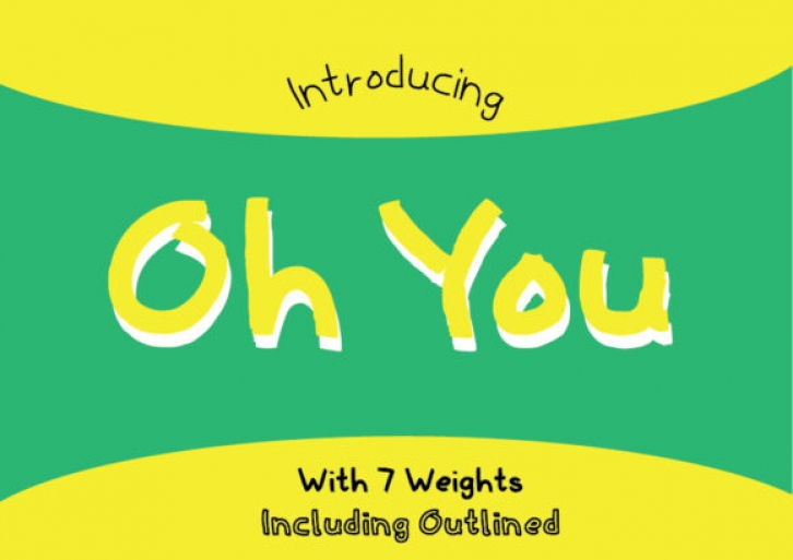 Oh You Family font preview