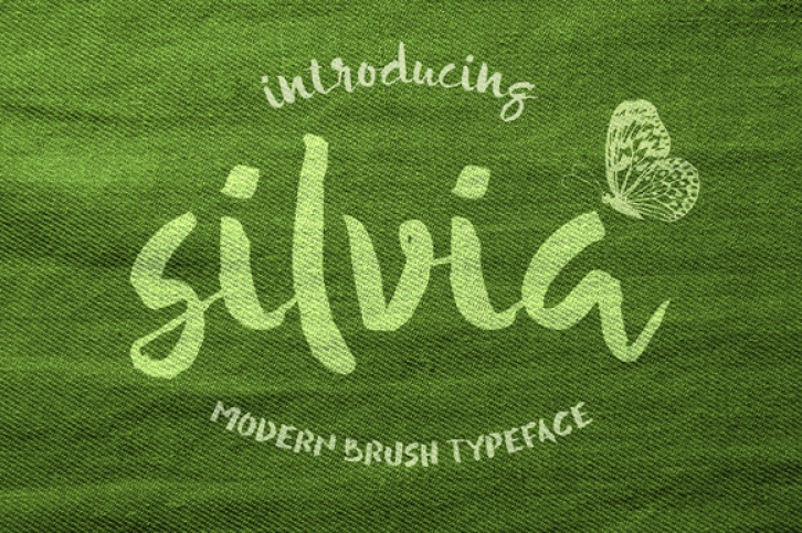 Silvia font preview