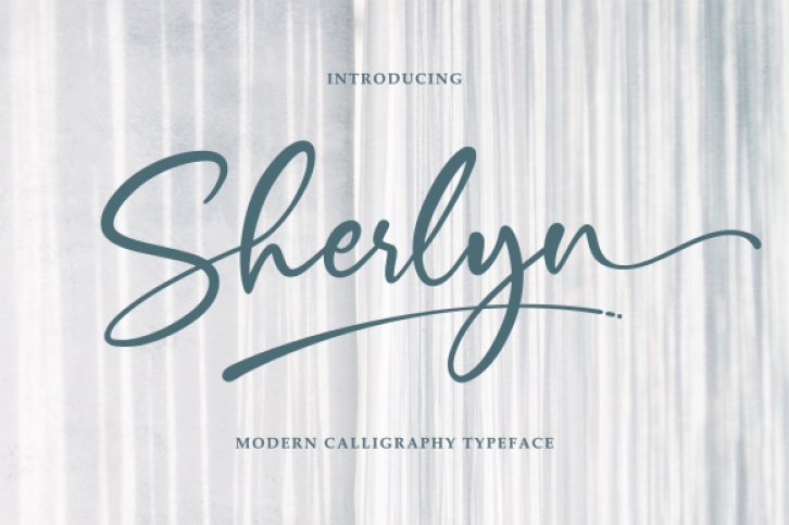 Sherlyn font preview