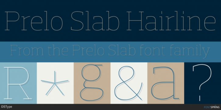 Prelo Slab font preview