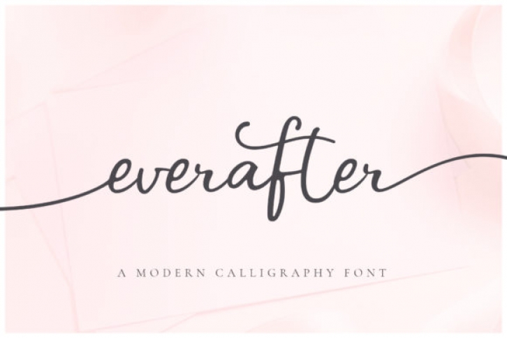 Ever After font preview