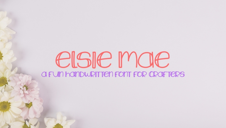 Elsie Mae font preview