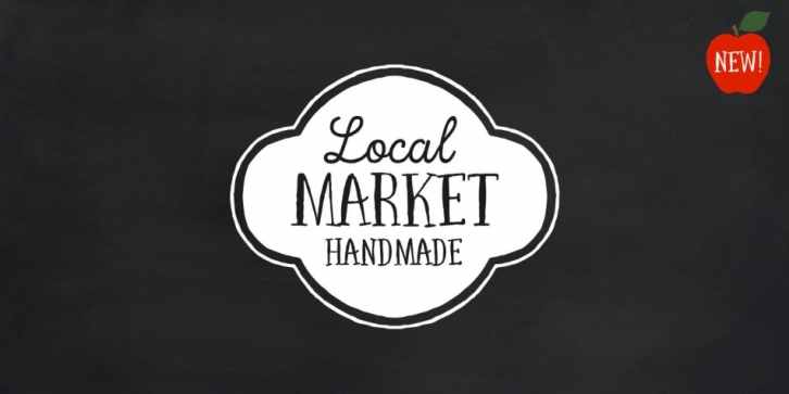 Local Market font preview