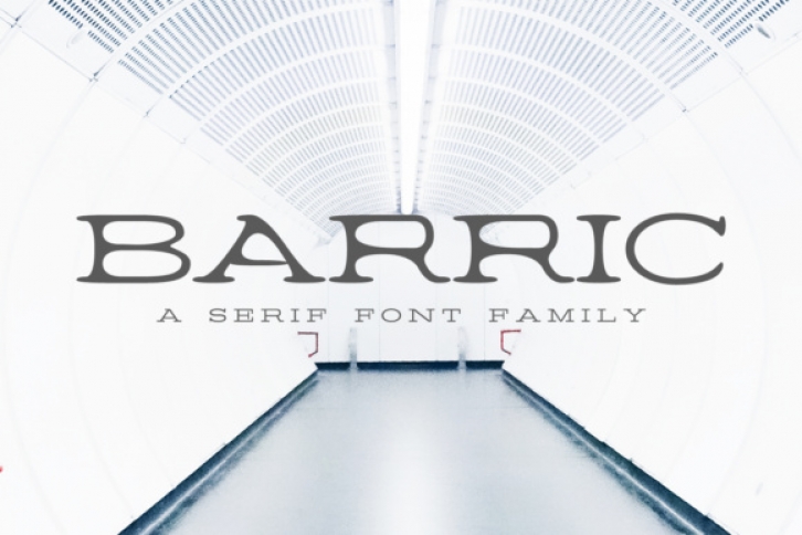 Barric Family font preview