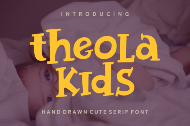 Theola Kids font preview