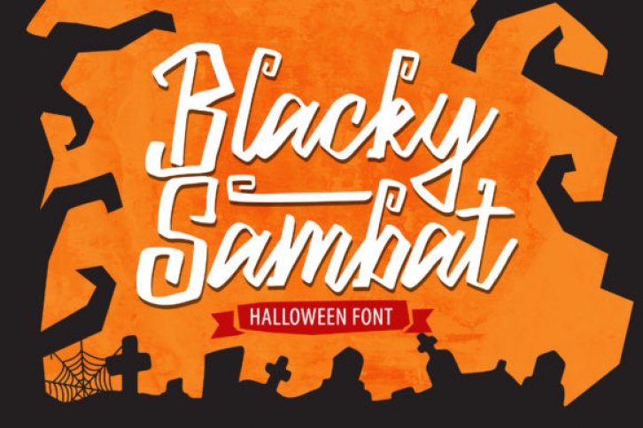 Blacky Sambat font preview