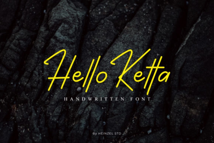 Hello Ketta font preview