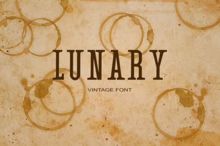 Lunary font preview