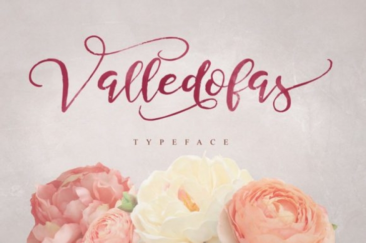Valledofas font preview