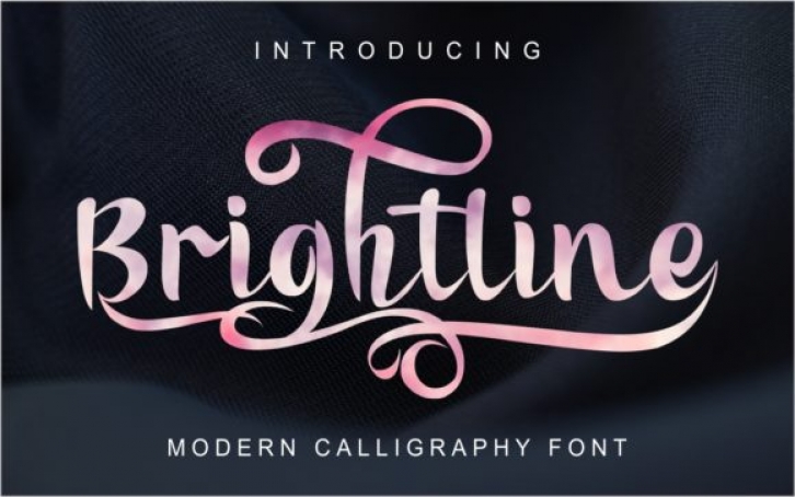 Brightline font preview