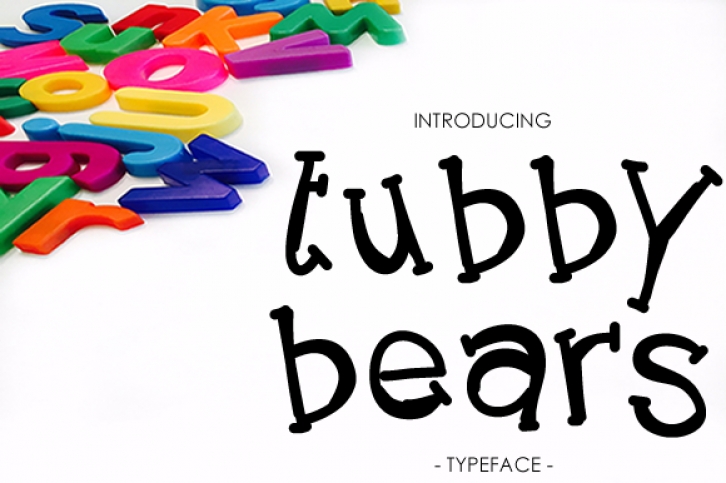 Tubby Bears font preview