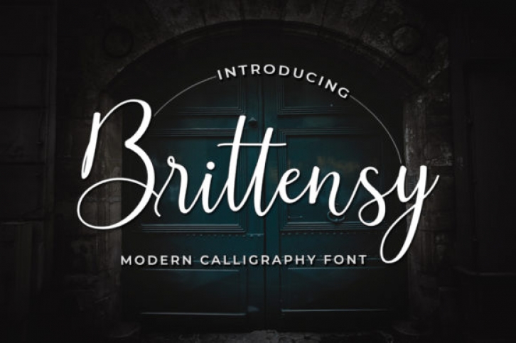 Brittensy font preview