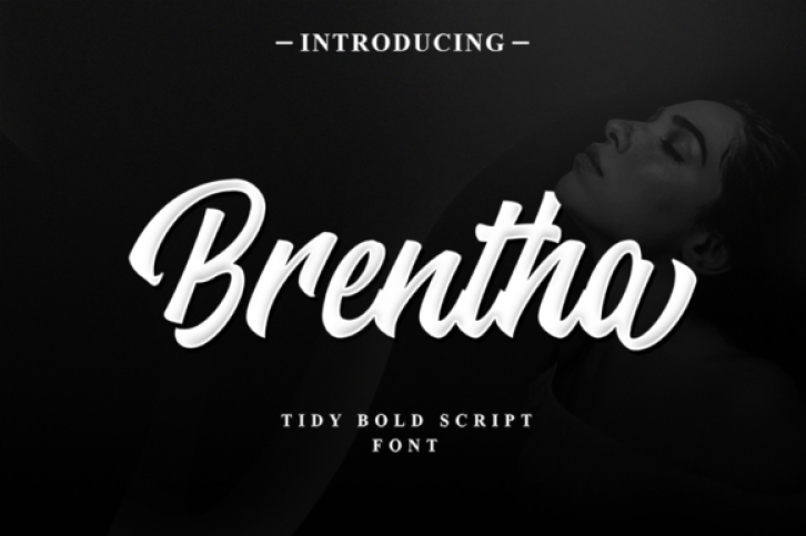 Brentha font preview