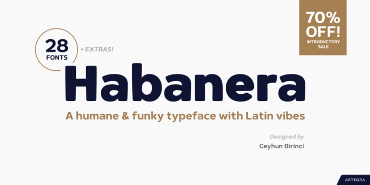 Habanera font preview