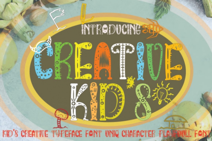 Creative Kids font preview