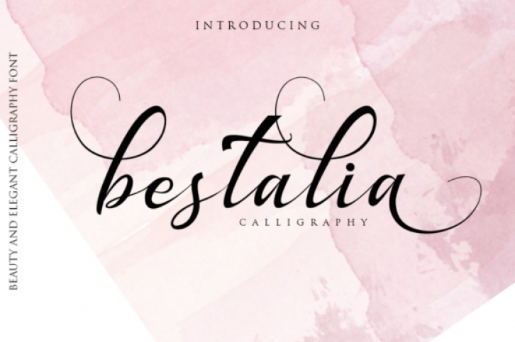 Bestalia font preview